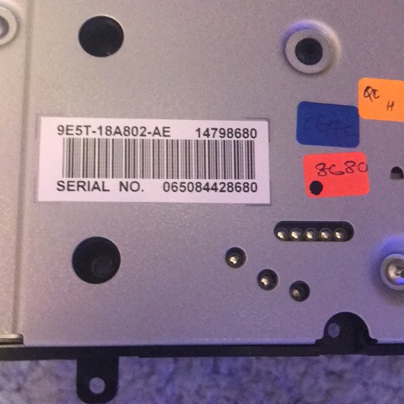 Fomoco S835Y CD338 Ford Fusion 2010 Stereo OEM Factory 2 piece XM aux cd - Picture 9 of 14